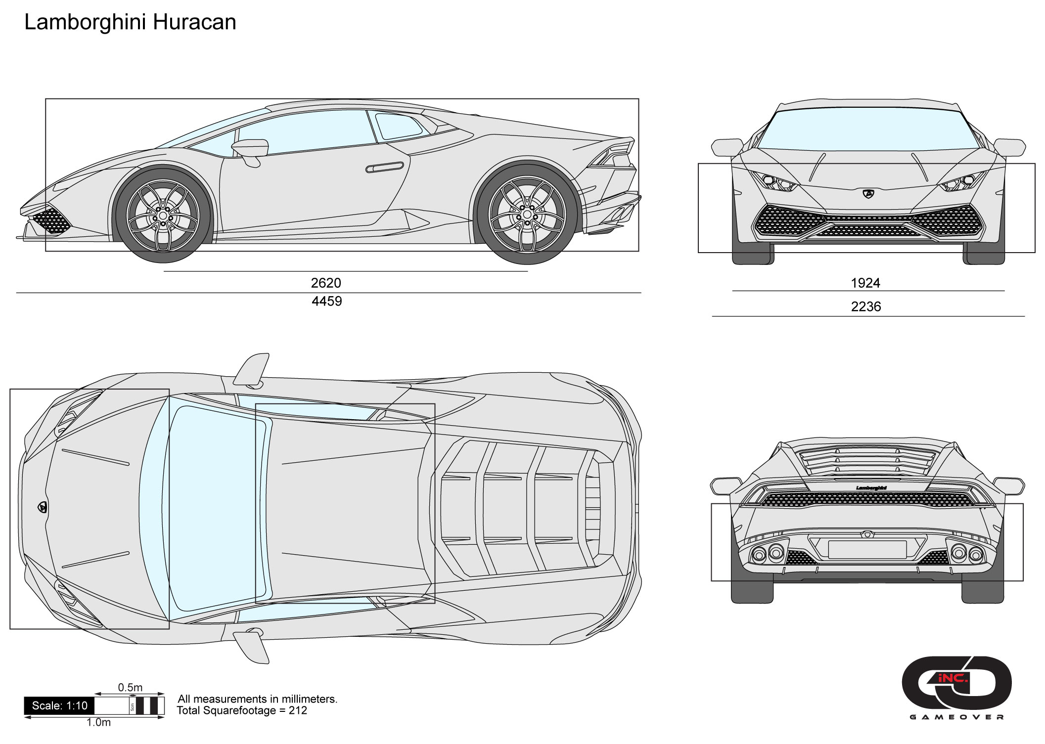 Lamborghini Huracan Gameover Inc